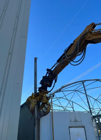 Démolition de bâtiments professionnels à Cavaillon